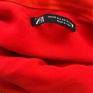 Zara Bold Orange-Red Garment